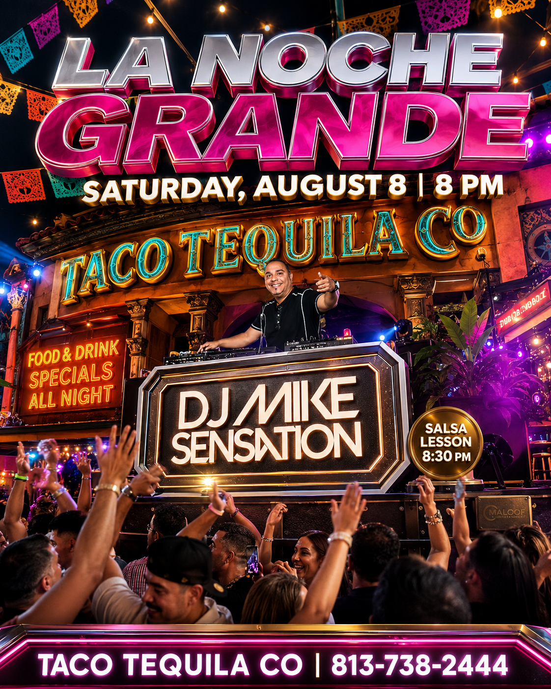 La Noche Grande New Port Richey event artwork