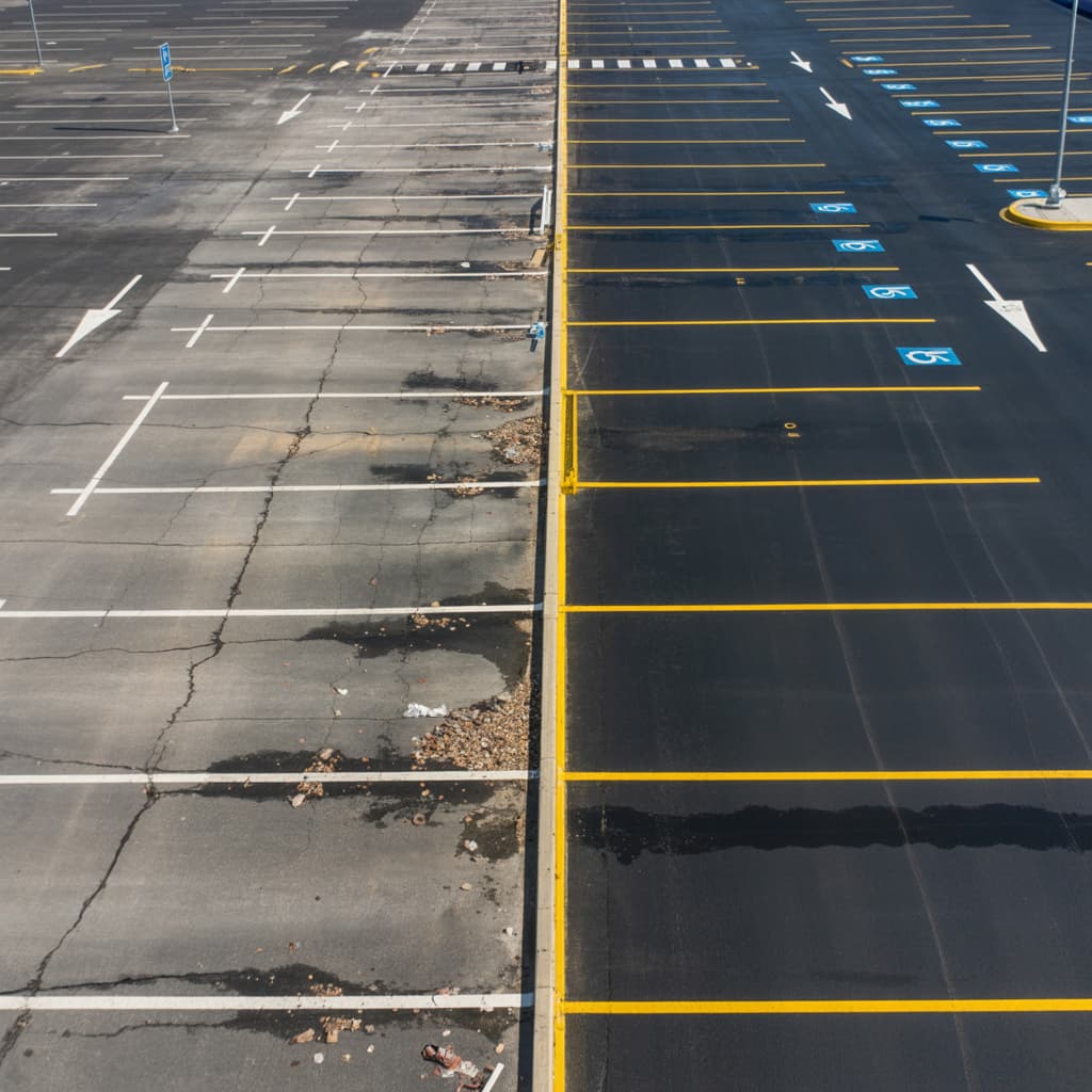 Full Parking Lot Restoration Services